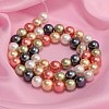 Shell Pearl Colorful Beads Strands BSHE-F013-14M-8mm-3