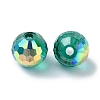 AB Color Plated Glass Beads EGLA-P059-02A-AB11-2