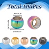 200Pcs 5 Styles 304 Stainless Steel Spacer Beads STAS-AR0002-55-2