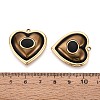304 Stainless Steel and Enamel Pendants STAS-T068-87G-3