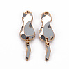 Eco-Friendly Alloy Enamel Pendants X-ENAM-T011-84D-NR-2