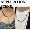 2Strands Crackle Glass Beads Strands GLAA-LT0001-01A-4