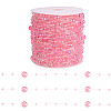 Acrylic Round Beaded Link Chains DIY-MB0007-001E-1