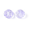 Baking Paint Transparent Glass Beads GLAA-N011-10mm-05-2
