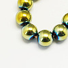 Non-magnetic Synthetic Hematite Beads G-S096-12mm-1-1