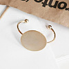 Brass Open Cuff Bangles for Women WG90AA7-01-4
