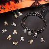 40Pcs 2 Colors 304 Stainless Steel Pendants STAS-UN0030-16-3