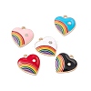 Alloy Enamel Pendant ENAM-H039-07G-1