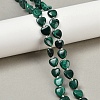 Natural Malachite Beads Strands G-L630-B01-10x10mm-1