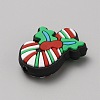 Christmas Themed PVC Plastic Beads SIL-SZC0005-17K-2
