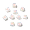 10Pcs Opaque Acrylic Enamel Beads ACRC-FS0001-02G-3