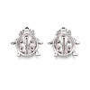 304 Stainless Steel Pendant Rhinestone Settings STAS-T067-84P-1
