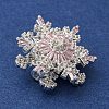 Brass Micro Pave Cubic Zirconia Beads KK-D378-19P-02-2