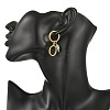 202 Stainless Steel Huggie Hoop Earrings EJEW-JE07392-4