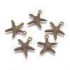 Tibetan Style Alloy Pendants TIBEP-EA306YKG-AB-LF-2