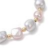 Natural Cultured Freshwater Pearl Beads Stretch Bracelets for Women BJEW-JB13210-01-4