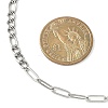4.5MM 04 Stainless Steel Figaro Chain Paperclip Chain Necklaces NJEW-JN05576-3