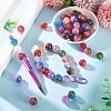 20Pcs 10 Colors Cat Eye Beads FIND-TA0009-88-8