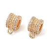 Brass Pave Clear Cubic Zirconia Beads LS-KK-N256-08G-C-1