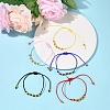5Pcs Nylon Thread Bracelets BJEW-FS00020-8