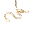 2Pcs 2 Style Brass Padlock & Key Pendant Necklace Set NJEW-JN04060-4