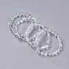 Natural Quartz Crystal Bead Stretch Bracelets BJEW-K213-28-1