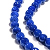 Natural Mashan Jade Round Beads Strands X-G-D263-6mm-XS08-2