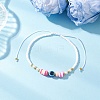Glass Seed Beads Braided Bead Bracelets BJEW-MZ00211-04-1