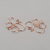 Mini Iron Place Card Holders AJEW-WH0342-47RG-2