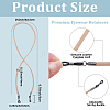 Leather Eyeglass Necklace Strap AJEW-CL0005-06C-2