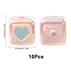 10Pcs Opaque Acrylic Enamel Beads ACRC-FS0001-02E-4