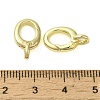 Brass Spring Gate Rings KK-B089-19G-3