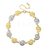 Brass Link Chain Bracelets for Women BJEW-G762-01GP-01-4