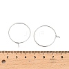 Brass Hoop Earring Findings KK-R112-038C-3