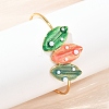 304 Stainless Steel Enamel Cuff Bangles for Women LS-BJEW-A049-02A-G-3