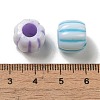 Opaque Acrylic European Beads OACR-E039-13-3