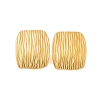 Ion Plating(IP) 304 Stainless Steel Stud Earrings for Women EJEW-P279-44G-1