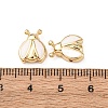 Brass Enamel Beads KK-K408-06G-3