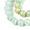 Anti-Tarnish Electroplate Glass Beads Strands GLAA-N010-8mm-13-4