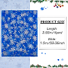 Snowflake Pattern Nylon Fabric DIY-WH0084-85B-2
