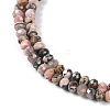 Argentina Natural Rhodonite Beads Strands G-G139-B08-01-4