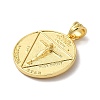 Brass Pendants KK-Z033-17G-2