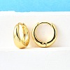 Brass Chunky Hoop Earrings for Women EJEW-G297-20G-5