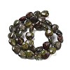 Natural Dragon Blood Beads Strands G-B022-38C-4