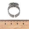 304 Stainless Steel Cuff Ring Components SA-CBA37BC-14E-P-3