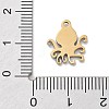 Ion Plating(IP) 201 Stainless Steel Charms STAS-A101-01B-01G-3