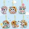 DIY Diamond Painting Animal Keychain Kits PW-WGF6659-01-1