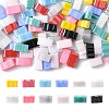 100Pcs 12 Styles 2-Hole Glass Seed Beads SEED-FS0001-43-1