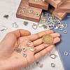 DIY Heart Earring Making Kit DIY-TA0005-40-6