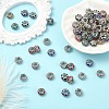 10Pcs Alloy Rhinestone European Beads CPDL-YW0001-02A-5